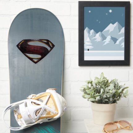Justice League Metallic Superman Symbol Sticker