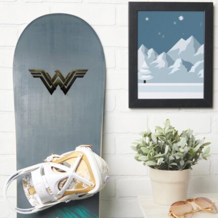 Justice League Metallic Wonder Woman Symbol Sticker