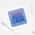 Justice League United We Stand Graphic Square Sticker