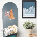 Kanga Roo I Love Mom Sticker