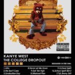 Kanye West The College Dropout Music Poster