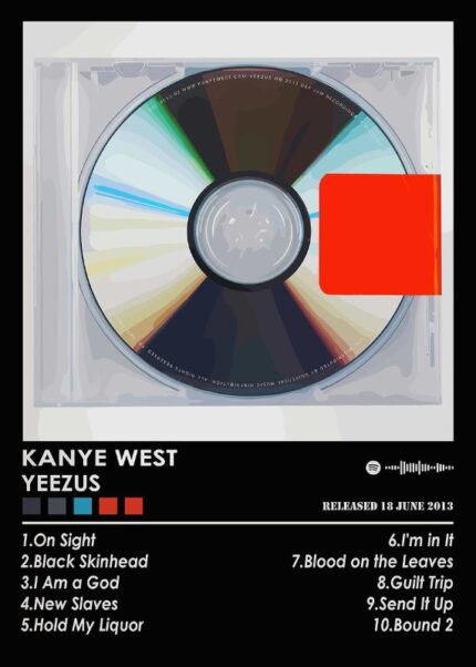 Kanye West Yeezus Music Poster