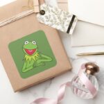 Kermit The Frog Square Sticker