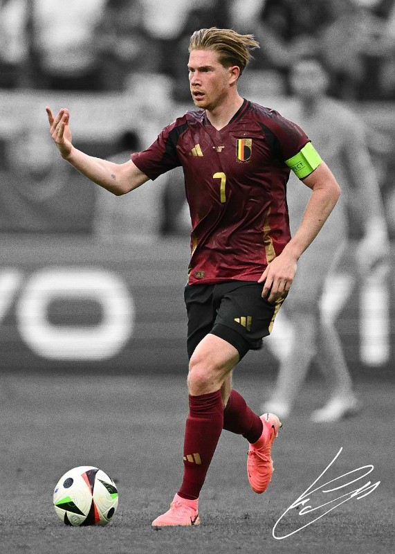 Kevin De Bruyne Soccer Poster