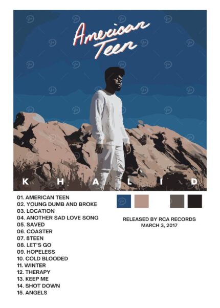 Khalid American Teen Music Poster