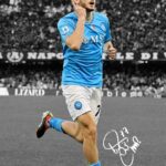 Khvicha Kvaratskhelia Football Poster