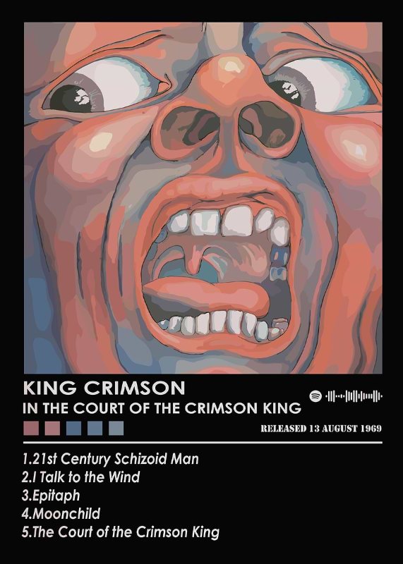 King Crimson Album Music Poster