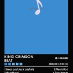 King Crimson Beat Music Poster