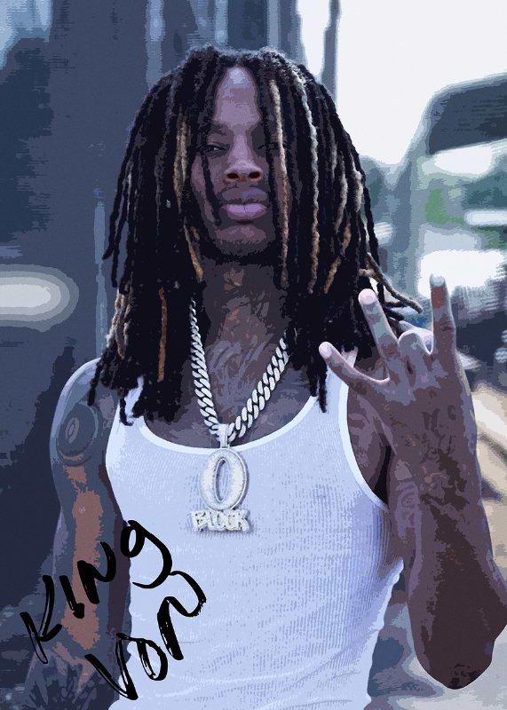 King Von Music Poster