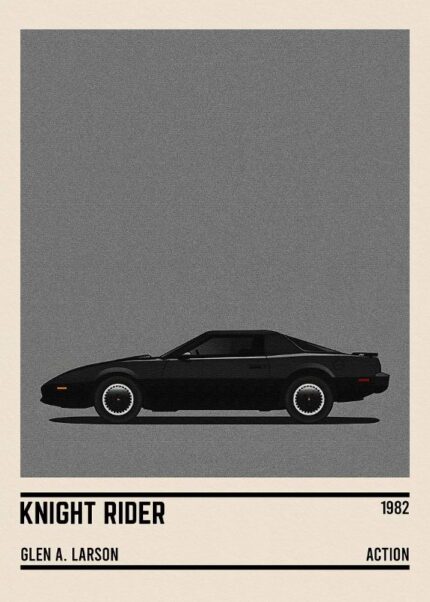Knight Rider Tv Series Car Poster