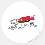 Krypto The Dog Classic Round Sticker