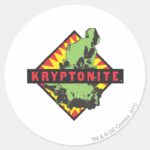 Kryptonite Classic Round Sticker