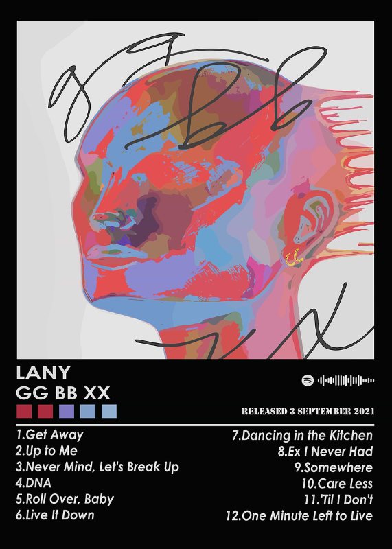 LANY Gg Bb Xx Music Poster