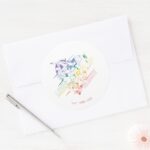 LOONEY TUNES™ Love And Celebrate Classic Round Sticker