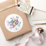 LOONEY TUNES™ Thats All Folks Pride Badge Classic Round Sticker