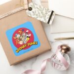 LOONEY TUNES™ Character Logo Square Sticker
