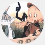 LOONEY TUNES™ Rabbit Seasoning Classic Round Sticker