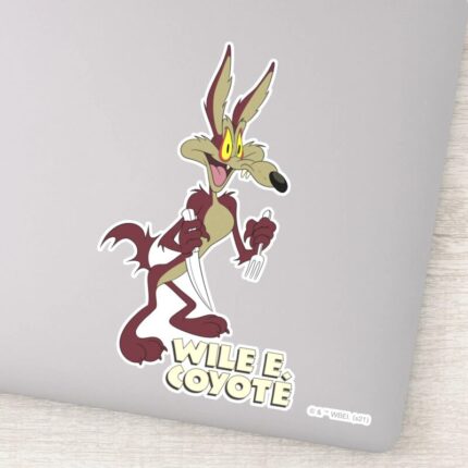 LOONEY TUNES™ Retro Laughs WILE E. COYOTE™ Sticker