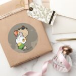 LOONEY TUNES™ Stylized Big Heads Classic Round Sticker