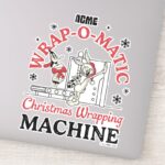 LOONEY TUNES™ ACME Wrap O Matic Wrapping Machine Sticker