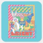 LOONEY TUNES™ Merry And Bright Christmas Square Sticker