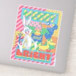 LOONEY TUNES™ Merry And Bright Christmas Sticker