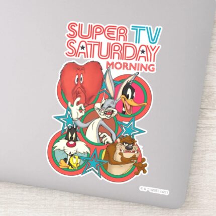 LOONEY TUNES™ Super TV Saturday Morning Sticker