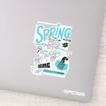 LOONEY TUNES™ WILE E. COYOTE™ Spring Into Action Sticker