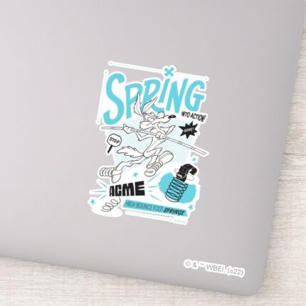LOONEY TUNES™ WILE E. COYOTE™ Spring Into Action Sticker