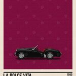 La Dolce Vita Car Poster