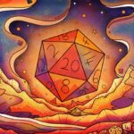 Land Of Dice And Mountains Poster