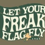 Let Your Freak Flag Fly Peanuts Poster