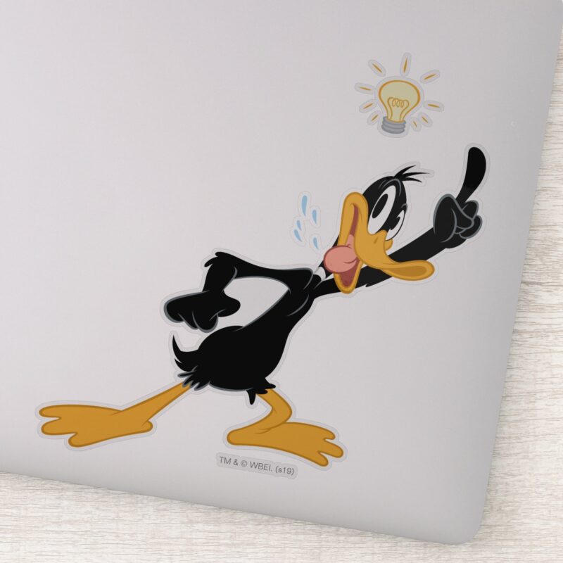Lightbulb Over DAFFY DUCK™s Head Sticker Lightbulb Over DAFFY DUCK™s Head Sticker