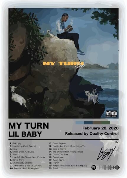 Lil Baby My Turn Music Poster