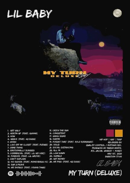 Lil Baby My Turn Deluxe Music Poster
