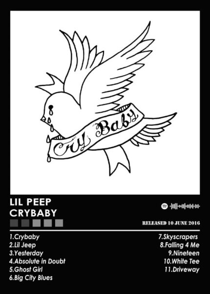 Lil Peep Crybaby Music Poster