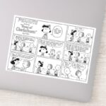 Linus Tells Lucy Shes Crabby Sticker