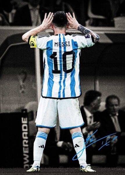 Lionel Messi Soccer Poster