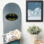 Lite Brite Bat Emblem Sticker