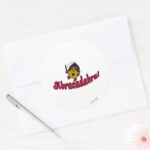 Little Miss Magic Abracadabra Classic Round Sticker
