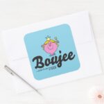 Little Miss Princess Boujee Square Sticker