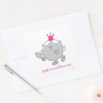 Little Miss Princess Mirror Mirror Square Sticker