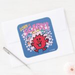 Little Miss Scary Valentine Square Sticker