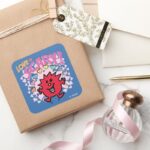Little Miss Scary Valentine Square Sticker