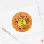 Little Miss Sunshine Im Always Sunshine Classic Round Sticker