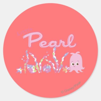 Little Pearl Classic Round Sticker