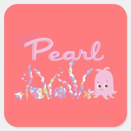 Little Pearl Square Sticker