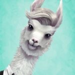 Llama Questionning Poster
