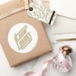 Lois Lane Logo Classic Round Sticker