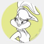 Lola Bunny Casual Classic Round Sticker